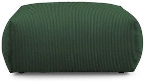 Poggiapiedi verde con rivestimento in velluto a coste Voltaire – Bobochic Paris