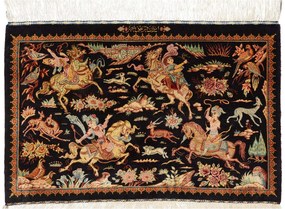 Ghom Tappeto persiano 90 x 60 (Iran) Annodato A Mano