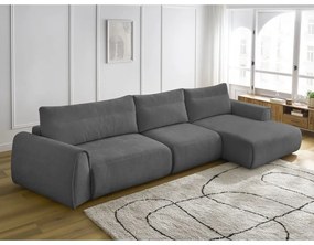 Divano angolare grigio Aden – Bobochic Paris