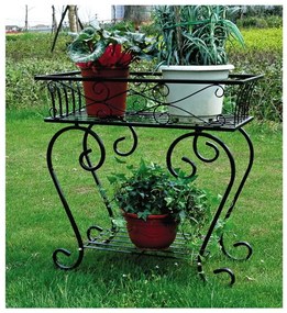 Supporto per fiori in acciaio (altezza totale 58 cm) – Garden Pleasure