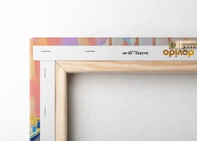 Stampa su tela – Coccodrillo con imitazione di pittura