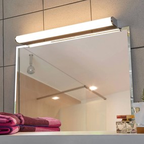 Applique da parete Jesko Lindby, dimmerabile, Cromo / Argento, Bagno, Plastica, Moderno, Applique
