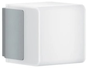 Applique LED moderno da esterno L 835 doppia luce argento IP44, con sensore di movimento luce bianco caldo dimmerabile 586 lumen, STEINEL