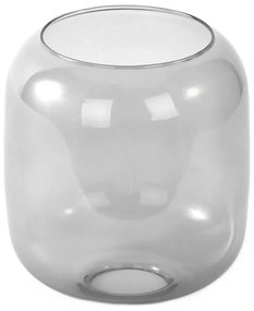 Vetro di ricambio per lampadario E27, Ø 14 cm, grigio fumé