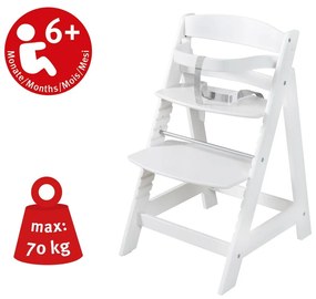 Sedia da pranzo bianca Grow-Along - Roba