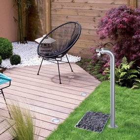 Fontana da Giardino con Rubinetto Belfer 42/PS Ruggine...