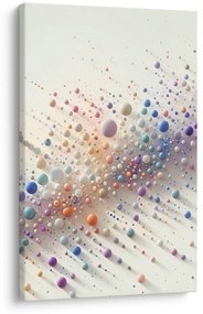 Quadro su tela – Danza astratta di sfere arcobaleno