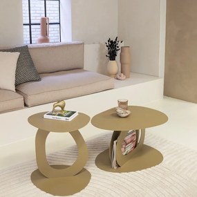 Tavolino in metallo 39x46 cm Alto – Spinder Design