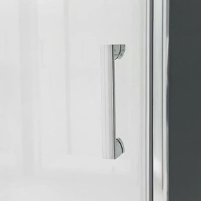 Porta doccia nicchia scorrevole 140 cm Icon con vetro trasparente