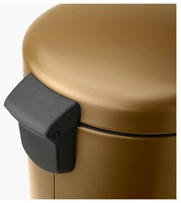 Cestino per la spazzatura color ottone in acciaio con pedale 30 l NewIcon – Brabantia