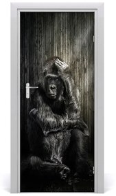 Adesivo per porta Gorilla 75x205 cm