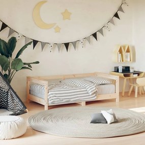 Giroletto Per Bambini 70x140 Cm İn Legno Massello Di Pino /