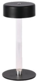 V-Tac Lampada LED da Tavolo 3W USB-C Touch Dimmerabile Nera/Bianca