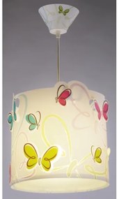Dalber 62142 - Lampadario per bambini FARFALLA 1xE27/60W/230V