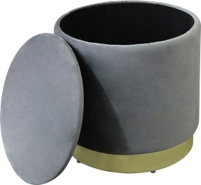 LARA - pouf rotondo in velluto