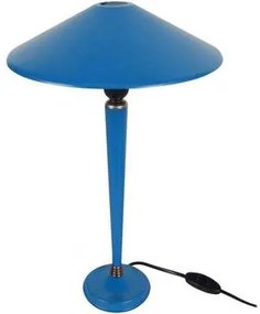 Tosel  Lampade d’ufficio lampada da comodino tondo metallo blu  Tosel