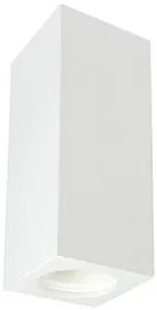 Applique da Soffitto in Gesso Pitturabile 70x70x190mm 1xGU10