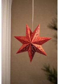 Markslöjd 700122 - Decorazione natalizia SATURNUS 1xE14/25W/230V diametro 45 cm rosso