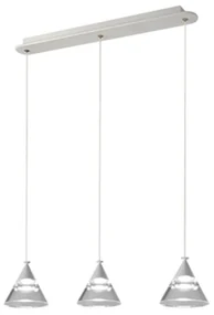 Sospensione Contemporanea Cony Metallo Bianco Led 21W