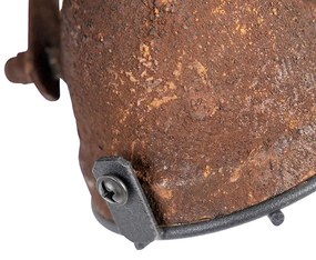 Faretto industriale ruggine 2 luci - Sorra