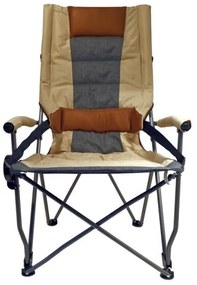 Sedia da campeggio pieghevole marrone