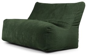Puof a sacco verde con rivestimento in velluto a coste Sofa Seat Lounge – SLOWDOWN