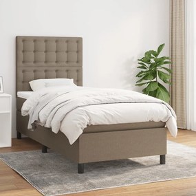 Giroletto A Molle Con Materasso Tortora 100x200 Cm İn Tessuto /