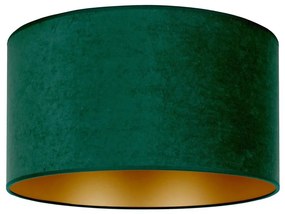 Duolla - Plafoniera ROLLER 1xE27/15W/230V d. 40 cm verde scuro/oro