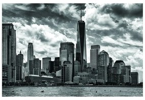 Stampa su tela Ny Skyline, multicolore 135 x 90 cm