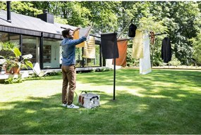 Stendino da giardino color antracite 50 m Lift-O-Matic – Brabantia