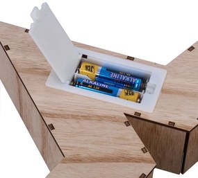 Brilagi - Decorazione natalizia a LED, 2x AA, 38x40 cm, stella