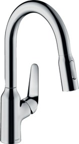 Miscelatore cucina monocomando 180 CON doccetta estraibile 2jet e sBox Cromo Hansgrohe Focus M42