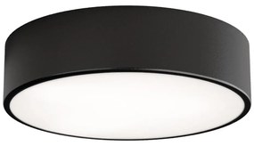 Plafoniera LED CLEO 24W 230V 4000K Ø30 cm nera
