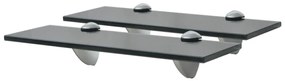 Mensole Galleggianti 2 Pz İn Vetro 30x20 Cm 8 Mm /