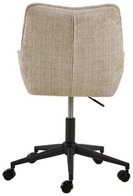 Sedia da ufficio beige Eddie – Actona