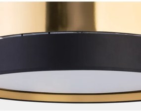 Plafoniera HILTON 4xE27/15W/230V d. 60 cm ottone/nero