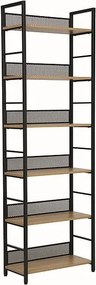 Scaffale Raw R6 in rovere/nero opaco