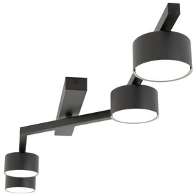 Plafoniera SKAN 4xGX53/12W/230V, nera