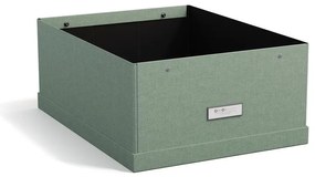 Scatola con coperchio color foglia di tè in cartone 34,5x45x18,5 cm Katrin Canvas Paper Laminate – Bigso