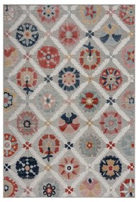 Tappeto grigio per esterni 200x290 cm Flora - Flair Rugs