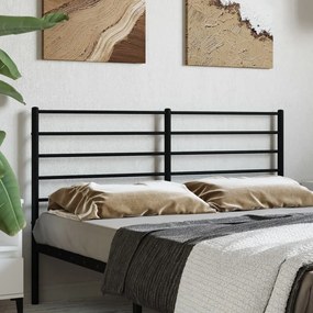 Testiera İn Metallo Nero 150 Cm /