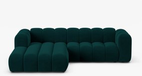 Divano angolare Lupine con chaise longue in velluto Venus – L260 cm