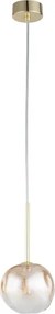 BRILAGI - Lampada a sospensione con cavo VULCANO 1xG9/8W/230V Ø 15 cm oro/beige fumé