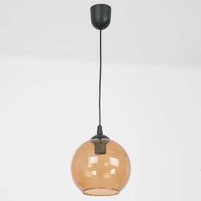 Lampadario a sospensione con filo BALL 1xE27/60W/230V diametro 20 cm beige