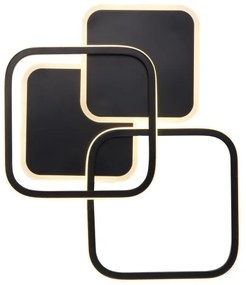 Leuchten Direkt 14117-18 - Plafoniera LED SEVENT LED/36W/230V nero