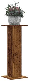 Supporti Per Piante 2 Pz Legno Vecchio 30x30x80 Cm Truciolato /