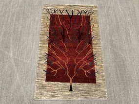 Loribaft Tappeto persiano 80x130 Rosso (Iran) Annodato A Mano