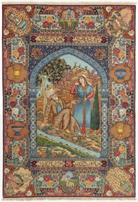 Tabriz Tappeto 200x140 (Iran) Annodato A Mano
