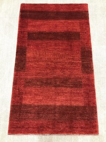 Loribaft Tappeto 90x160 Rosso (Iran) Annodato A Mano