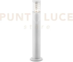 Tronco paletto 1 luce attacco e27 h.80,5cm ip65 bianco